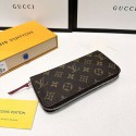 LOUIS VUITTON 長財布 Monogram帆布 ルイビトンジッピー ウォレットうちばり高級牛革 LV レデイース財布