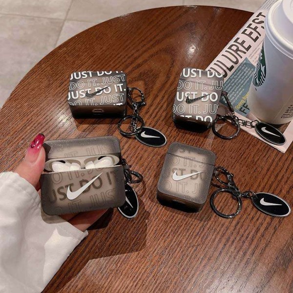 airpods シリコン nike風 airpods airpods pro ケースナイキ 半透明 ペンダント付き nike ナイキ カバー ブランドロゴ airpods3 ケース nike ナイキ 値段 人気 かわいい ファッション 高校生 正方形 Ins風