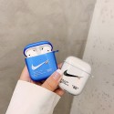 ナイキAirpods proケースエアポッツプロクリアストラップ付き紛失防止 充電対応 キズ防止