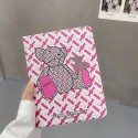 Burberry 売れ筋 アニメ風 iPad 7/8 スマホケース バーバリー iPad Proケース かわいい 綺麗 iPad Air4携帯ケース 女性愛用 タブレット TPU 熊 くま ブランド ロゴ付き 保護カバー iPad Mini1/2/3/4/5ケース