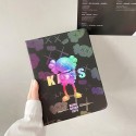 TPU ロゴ付き Kaws グラデーション タブレット iPad Air4ケース 可愛い風 高校生愛用 綺麗 アニメ風 KawsiPad 7/8カバー ブランド 保護カバー iPad Mini1/2/3/4/5スマホケース iPad Proケース 送料無料