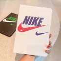 綺麗 Nike ロゴ付き ブランド 新登場 白黒 iPad Proケース シンプル風 保護カバー TPU nike iPadケース 送料無料 iPad Air4ケース