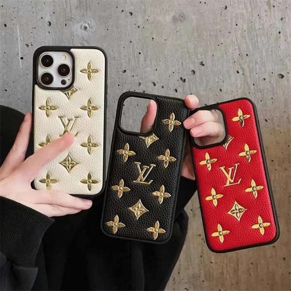 Lv ルイヴィトンiphone14 16 pro 15 plusケースブランドカード入れ韓国風