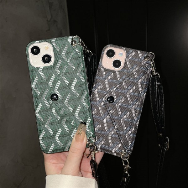 Goyard ゴヤールハイブランドiphone14pro/16 15plusカバー人気アイフォン14pro max/16 15 proケース