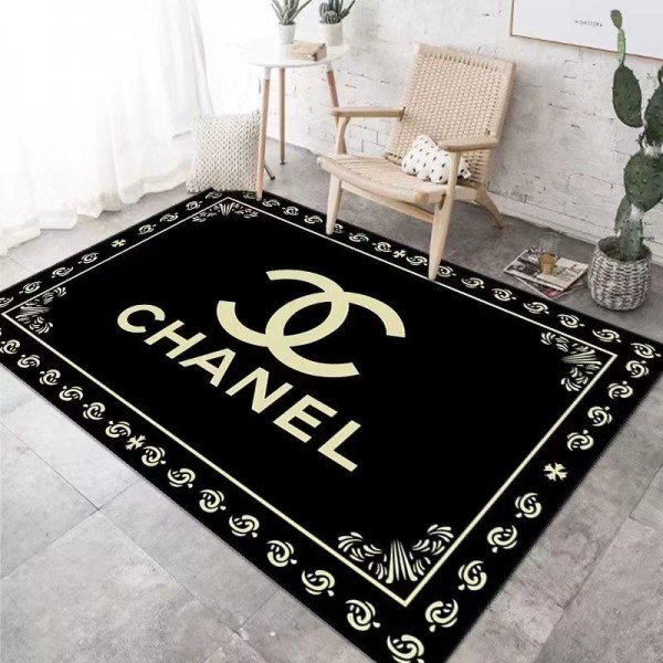 シャネル/Chanel 人気リビングカーペット寝室ベッドサイドマットネットレッド個性的なクロークルーム衣料品店フロアマット滑り止めカスタマイズ可能