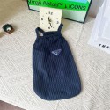 プラダ/Prada 夏のペットの犬の服 キャミソールのチョッキの薄いタイプ 通気性のある中小型犬の両足のペット 猫の服の袖なしins