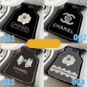 シャネル/Chanel 自動車用フロアマット通用じゅうたん かわいい椿の花のフロアマット 汚れ防止滑り止め保護マット 車用マットの4点セット