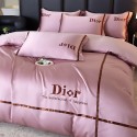 ディオール/Dior 寝具4点セット 軽量贅沢超絹滑り布団カバー 高級春夏シーツ 2024欧風フィレット