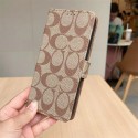 コーチ/Coach iPhone 15/14ケース 手帳型カード挿し込み可能小銭入れ Galaxy携帯に適している優れた耐久性