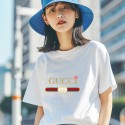 gucciグッチ 花模様 純綿半袖Tシャツ男女カップルカジュアルゆったりファッション